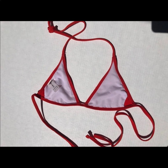 Red Bikini Top - Picture 2 of 4